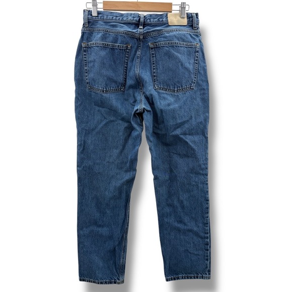 Everlane The 90s Cheeky Jeans Womens 30 Regular Blue Organic Cotton Button Fly - Picture 2 of 11